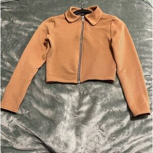 Pretty Little Thing long sleeve crop top